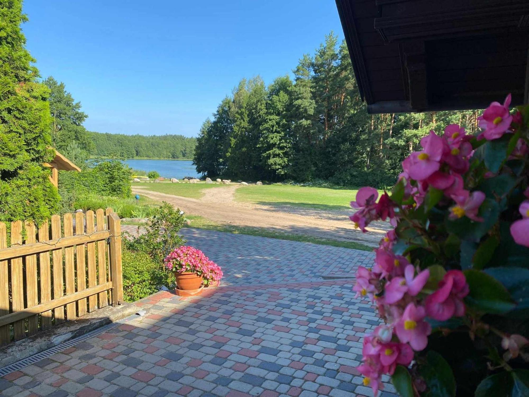 Agroturystyka Nad Jeziorem Sopien Brzozie Esterno foto